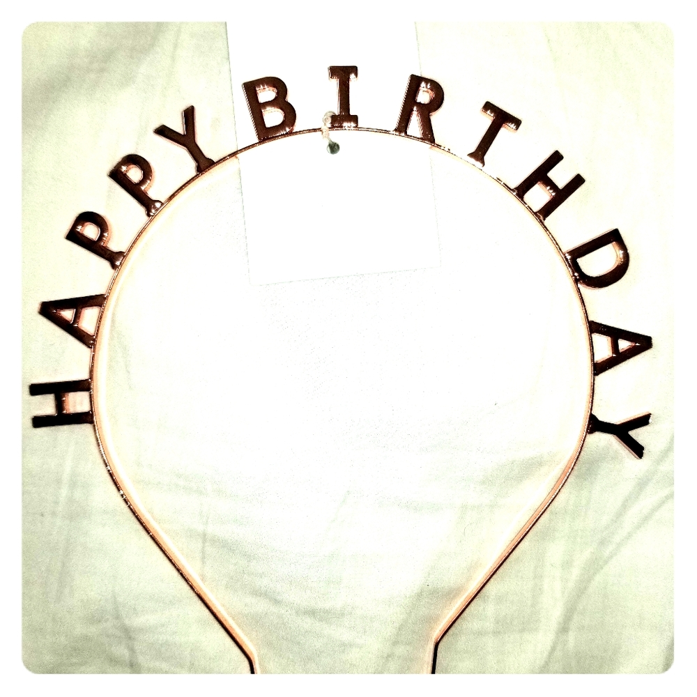Happy Birthday headband